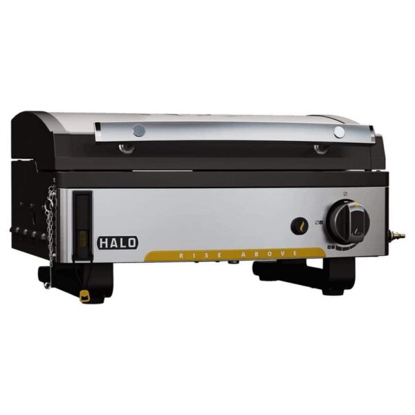 HALO Elite1B 21 in. 1-Burner Outdoor Propane Countertop Griddle in Black