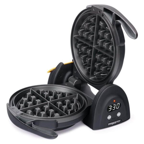 Presto FlipSide Belgian Waffle Maker Black