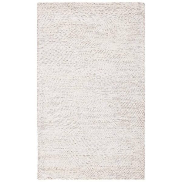 SAFAVIEH Metro Natural/Ivory Doormat 2 ft. x 3 ft. Solid Color Abstract Area Rug