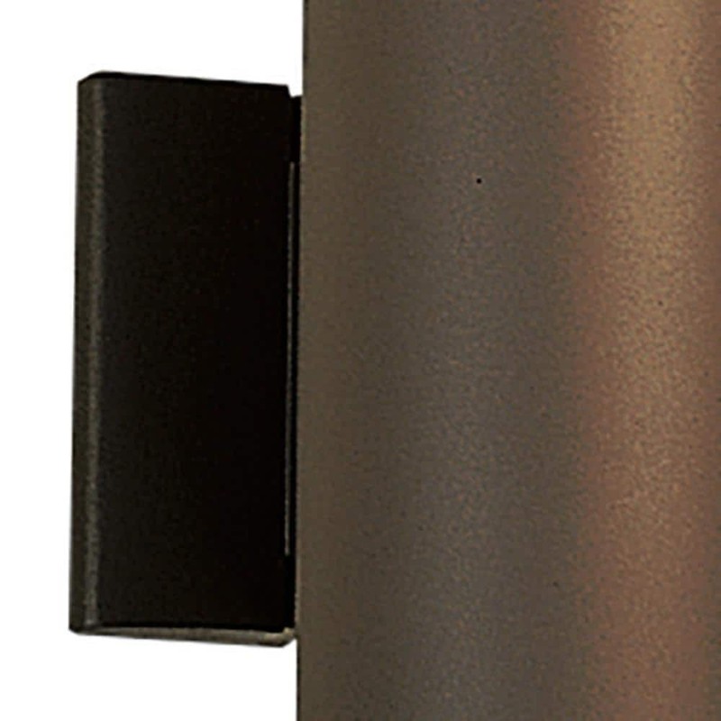 KICHLER Independence 12 in. 2-Light Bronze Outdoor Wall Cylinder Sconce 1-Pack - Image 4