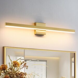 Kaisite 32 in 1-Light Gold LED Vanity Light Bar Over Mirror Dimmable 5CCT