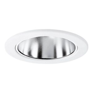 HALO E26 Series 4" Clear Recessed Ceiling Light Specular Reflector w/White Trim