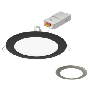 Juno WF6 SWW5 6" Selectable CCT Ultra Slim Canless LED Recessed Light Matte B