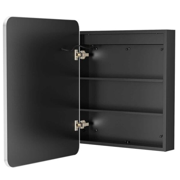 HOMEIBRO 24"x30" Silver Bathroom Medicine Cabinet w/ Mirror Recessed or Surface