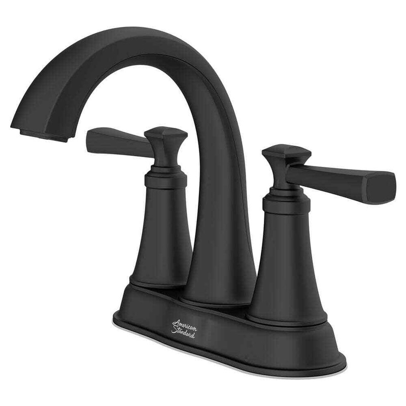 American Standard Rumson 4 in. Centerset 2-Handle Bathroom Faucet in Matte Black - Image 8