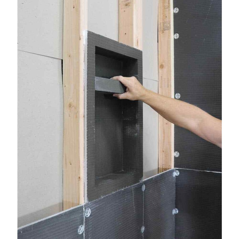 Everbilt Watershield Shower System 13.25" x15.25" x3.5" Shower Niche w/Adj Shelf - Image 10
