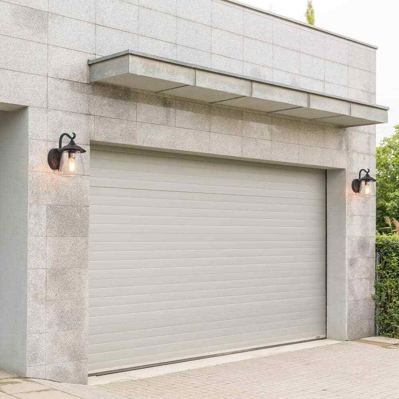 LNC Modern Frosted Black Porch Outdoor Wall Sconce 1-Light Classic Exterior - Image 8