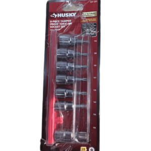 Husky 3/8 in. Drive Tamper Proof Torx Bit Socket Set (8-Piece) MISSING