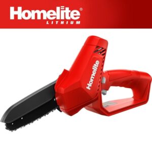 Homelite 12V 6" Battery Pruning Mini Chainsaw w/Internal 2.5Ah Battery & Charger