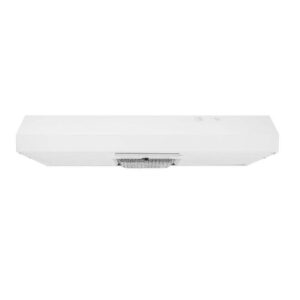 Vissani Arno 30" 240 CFM Under Cabinet Range Hood White w Light Charcoal Filter
