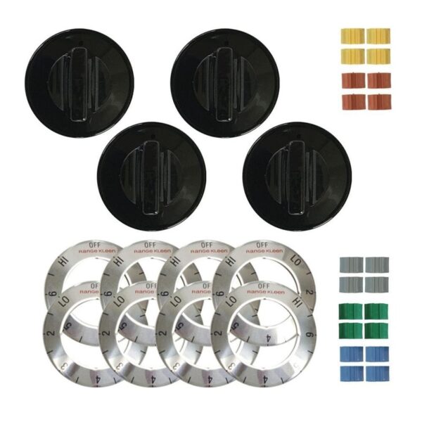 Range Kleen Electric Knob in Black (4-Pack)