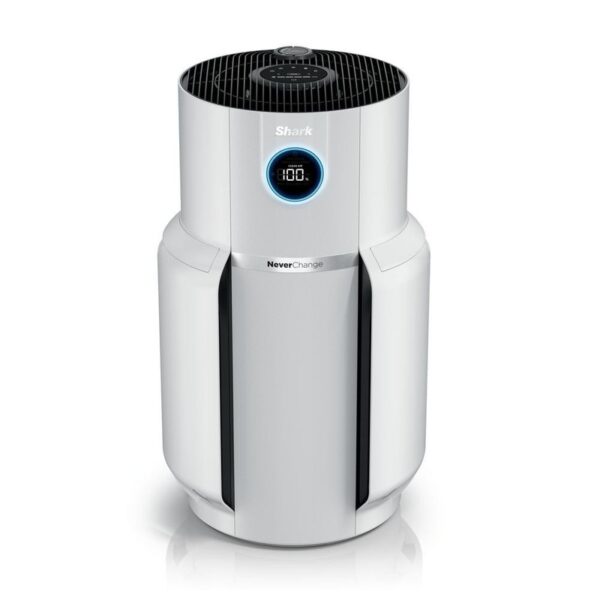 Shark NeverChange HEPA Tower Air Purifier 1400 sq ft White Odor Neutralizing