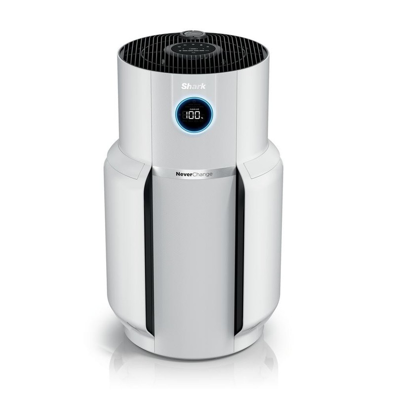 Shark NeverChange HEPA Tower Air Purifier 1400 sq ft White Odor Neutralizing