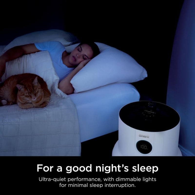 Shark NeverChange HEPA Tower Air Purifier 1400 sq ft White Odor Neutralizing - Image 11