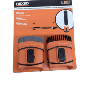 RIDGID 2-1/2 in. SK0300 NXT Car Nozzle Hard, Soft, Rubber Bristle Shoe Kit Shop