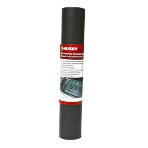 Husky 18 in. x 100 in. Black Premium Solid Drawer Liner