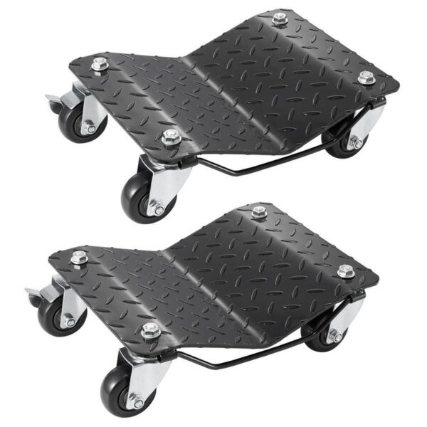 SKYSHALO Wheel Dolly, 3000 lbs. Car Dollies, Wheel Dolly Car Tire Stake 2 Pieces