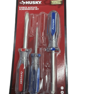 Husky Philips and Slotted Screwdriver Set with Acetate Handles (3-Piece) MISSING