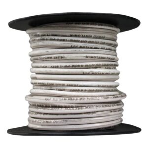 50 ft. 14 Gauge White Solid Copper THHN Wire