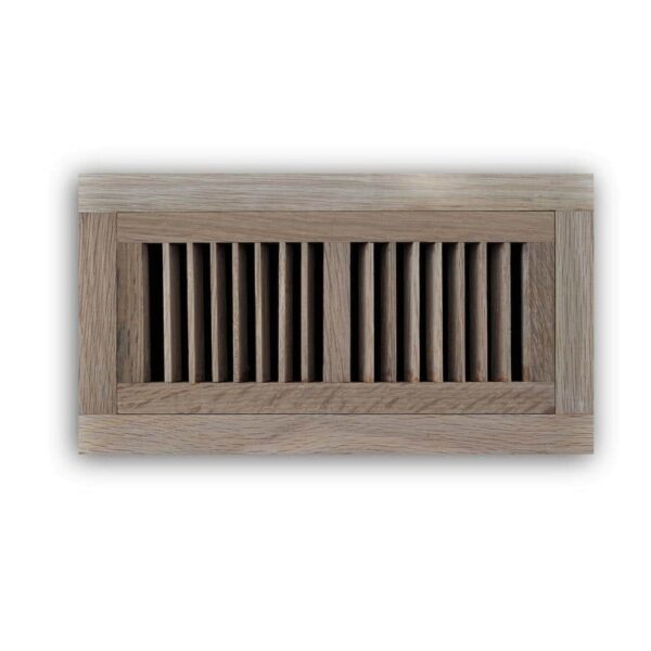 Hampton Bay 4 in. x 12 in. Oak Wood Flush Mount Grille in Unfinished Oak