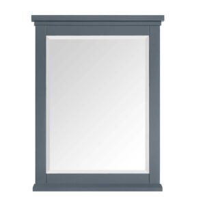 Home Decorators Merryfield 24x32 Dark Blue Gray Rectangular Bathroom Mirror