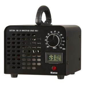 SKYSHALO Ozone Generator, 3230 sq. ft. HEPA-Type Ozone Generator in Black
