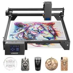LONGER 20-Watt Laser Cutter Engraver CNC Machine 14.76 in. x 14.76 in.