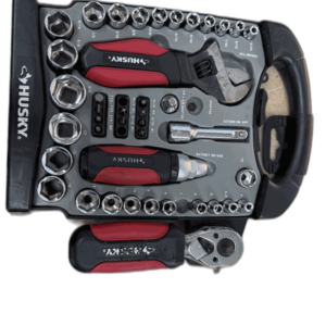 Husky 1/4 in. and 3/8 in. Stubby Ratchet and Socket Set (46-Piece) MISSING