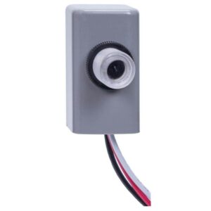 Intermatic NIGHTFOX 1,000-Watt LED/Incandescent Button Electronic Photocontrol
