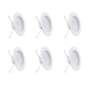 Feit Electric 5/6 in. 925 Lumens Selectable 5CCT Dimmable Integrated LED 6-Pack