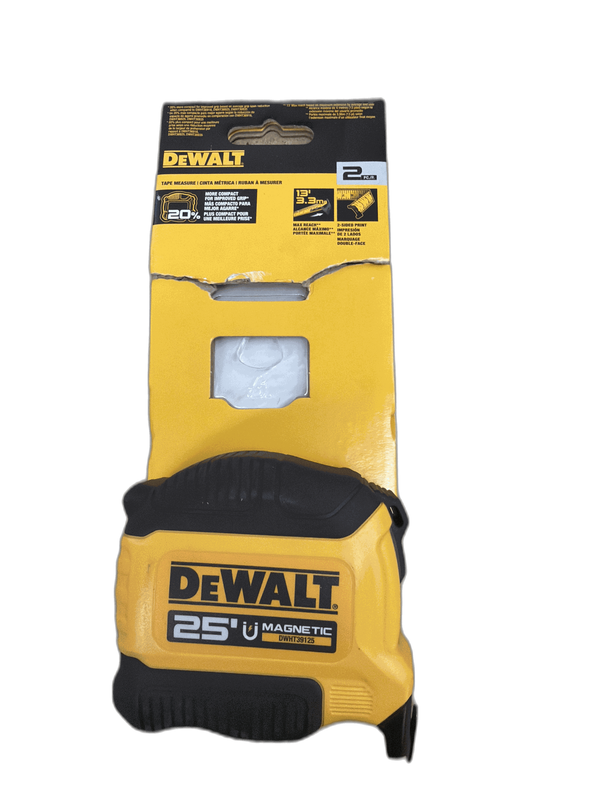 DEWALT 25 ft. Magnetic Tape Measure (1-Pack)