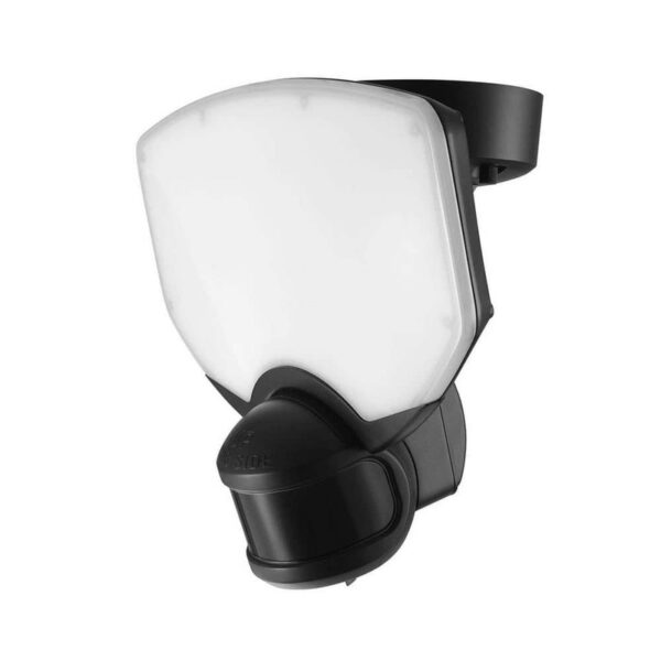 Globe Electric 7000lm Black LED Motion Sensor Flood Light 240 5CCT Dual Brite