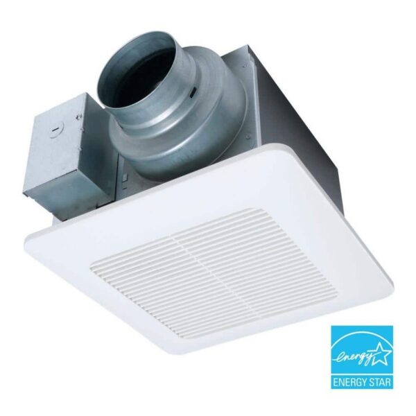 Panasonic WhisperCeiling DC Fan, w/Pick-A-Flow Speed Selector 50, 80 or 110 CFM