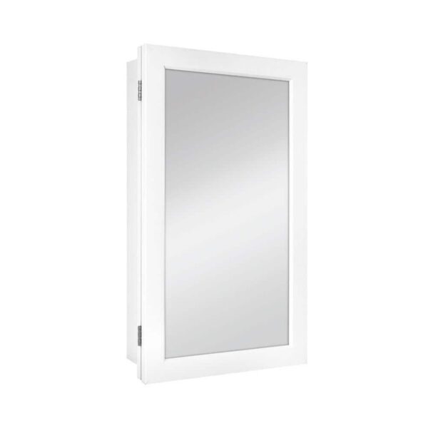 Glacier Bay 15-1/4 in. W x 26 in. H Framed Recessed or Surface-Mount Bathroom