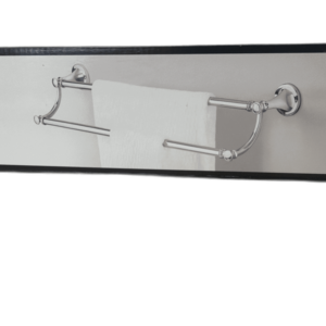 Delta Silverton 24 in. Wall Mount Double Towel Bar Bath Hardware Accessory