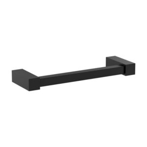 Amerock Monument 8 in. Wall Mounted Towel Bar in Matte Black