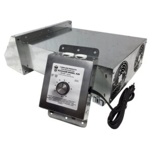 Xchanger 12 in. 2-Speed Reversible Basement Fan w/ Automatic Humidity Control