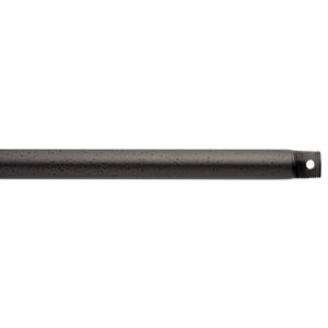 KICHLER Independence 36" Anvil Iron Dual Threaded Ceiling Fan Extension Downrod