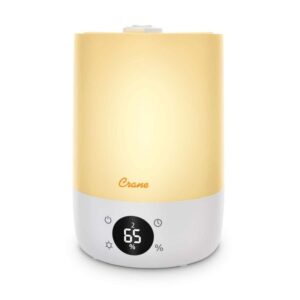 Crane 1.2 Gal. Top Fill Cool Mist Humidifier with Sleep Support Light