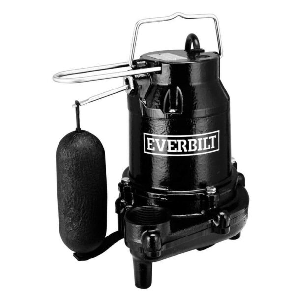 Everbilt 1/2 HP Cast Iron Submersible Sump Pump