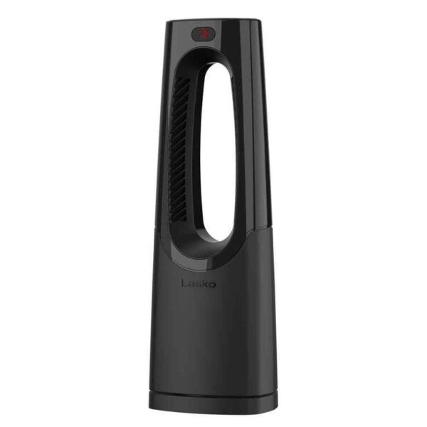 Lasko Bladeless 1500W 28" Black Electric Oscillating Tower Ceramic Space Heater