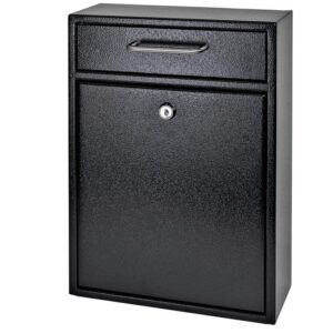 Mail Boss Olympus Locking Wall-Mount Drop Box with High Security Reinforced