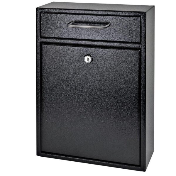 Mail Boss Olympus Locking Wall-Mount Drop Box with High Security Reinforced