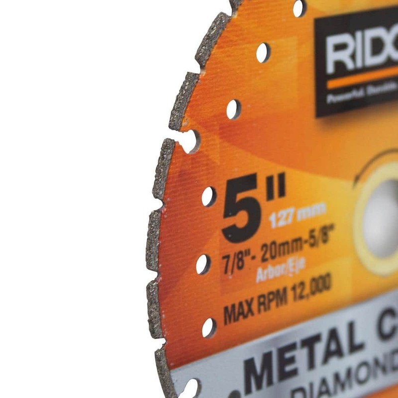 RIDGID 5 in. Metal Cutting Diamond Blade - Image 3
