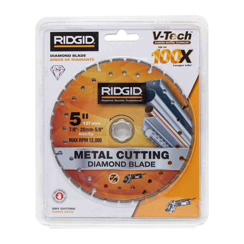 RIDGID 5 in. Metal Cutting Diamond Blade - Image 4