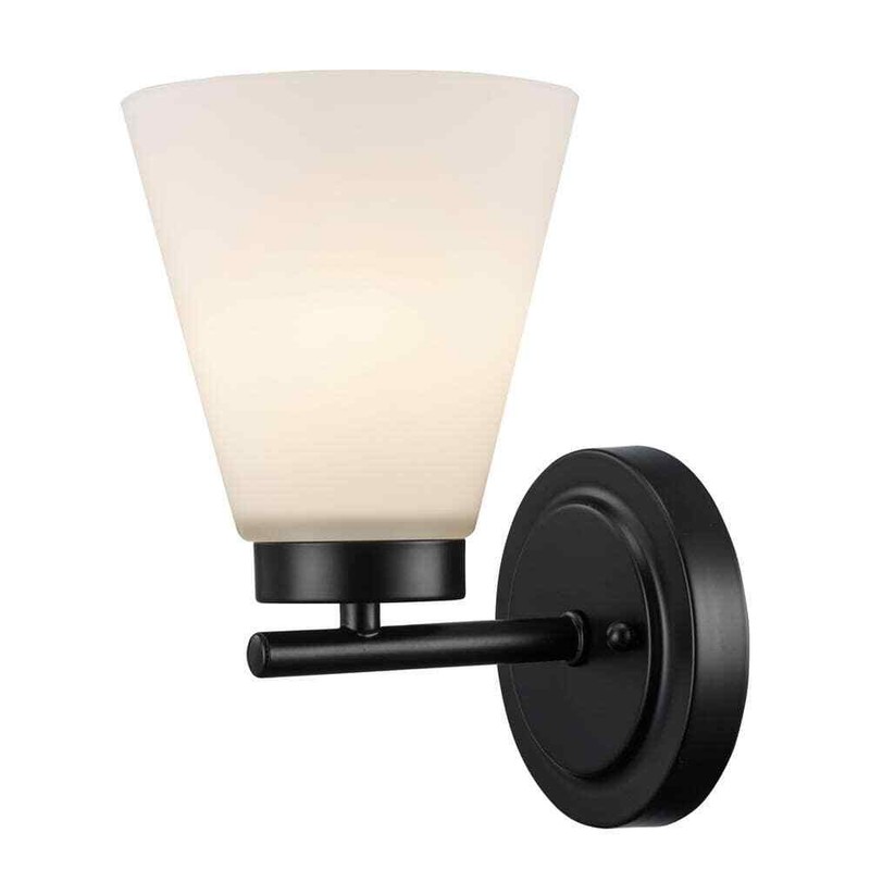 Bel Air Lighting Fifer 1-Light Black Indoor Wall Sconce Light Fixture - Image 6