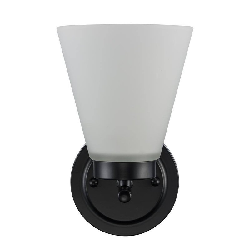 Bel Air Lighting Fifer 1-Light Black Indoor Wall Sconce Light Fixture - Image 8