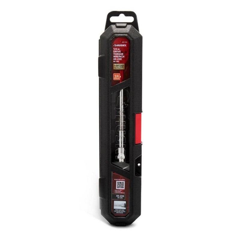 Husky 40 in./lbs. to 200 in./lbs. 1/4 in. Drive Torque Wrench - Image 6