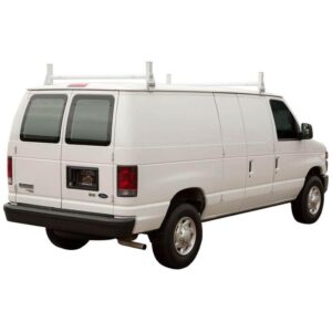 BUYERS PRODUCTS Heavy Duty Van Ladder Rack in White