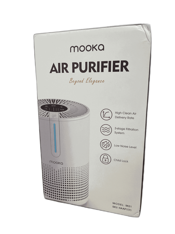 Edendirect 300 sq. ft. H13 True HEPA Personal Room Air Purifier in White, Timer - Image 12